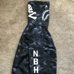 BAPE x NBHD Camo Shark Hoodie US Medium